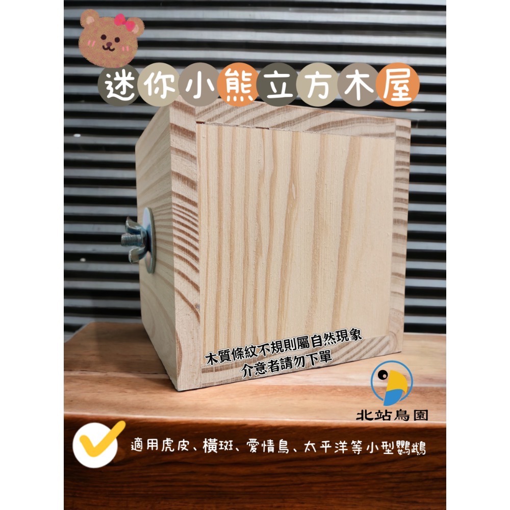 小熊立法木屋（迷你/大）-細節圖2