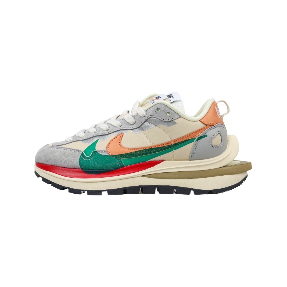 👟Nike x sacai 3.0 Vapor Waffle “Art colorful＂ 橘綠白/多彩-細節圖2