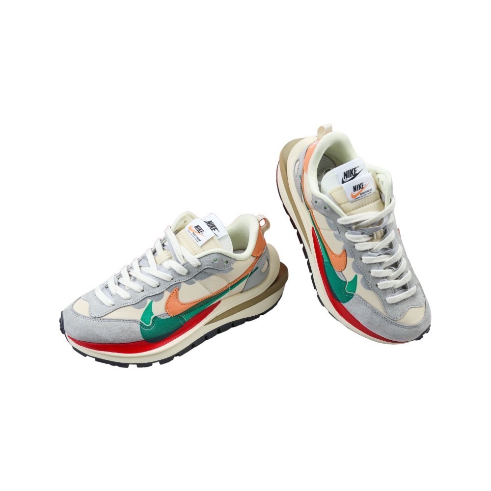 👟Nike x sacai 3.0 Vapor Waffle “Art colorful＂ 橘綠白/多彩-細節圖8