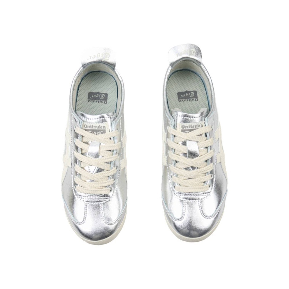 👟Onitsuka Tiger 鬼塚虎-銀色 MEXICO 66 休閒鞋 男女通用款-細節圖4