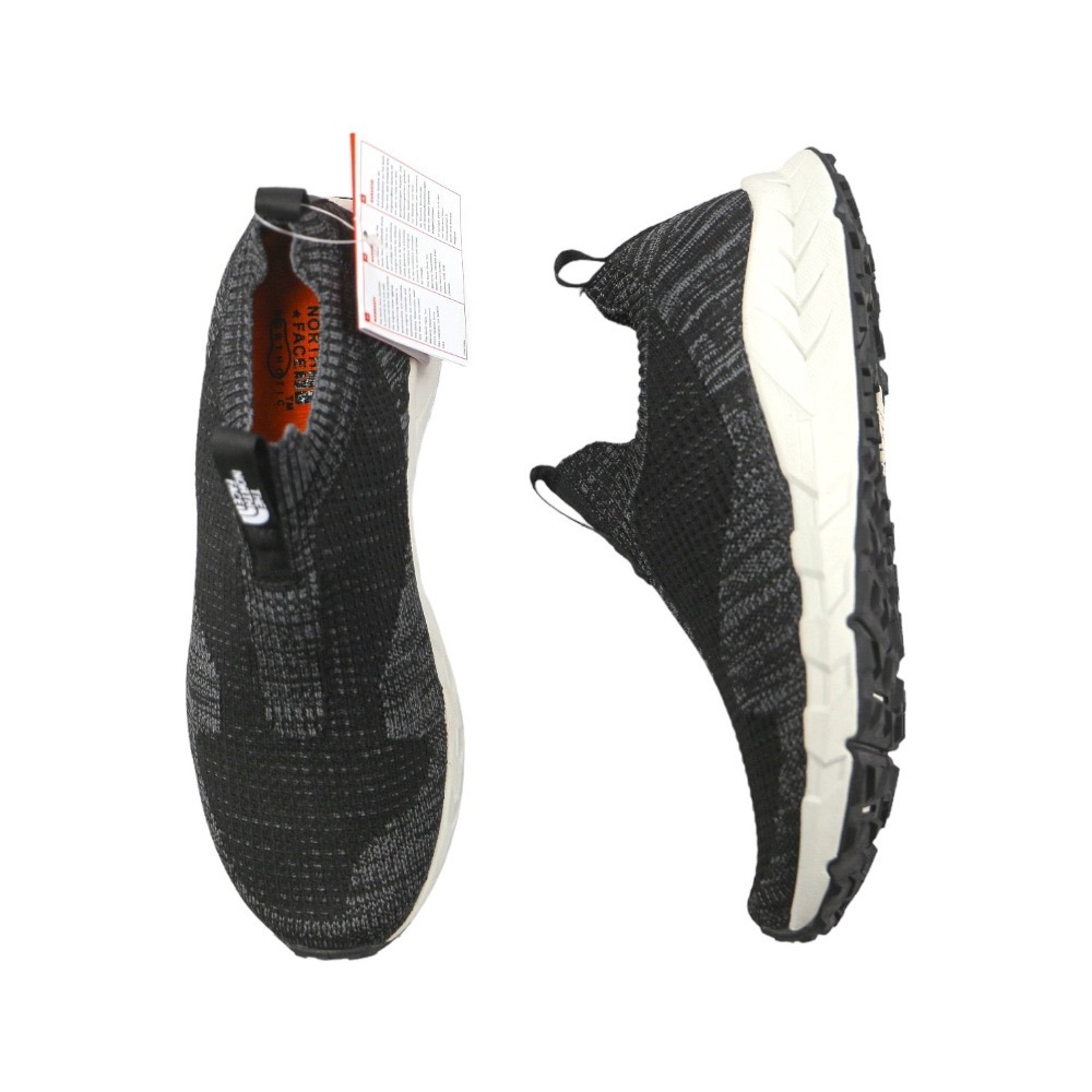 👟The North Face 編織布跑鞋 黑白 抓地耐磨輕便休閒鞋/編織透氣襪子鞋 男女通用款(EU39~45)-細節圖3