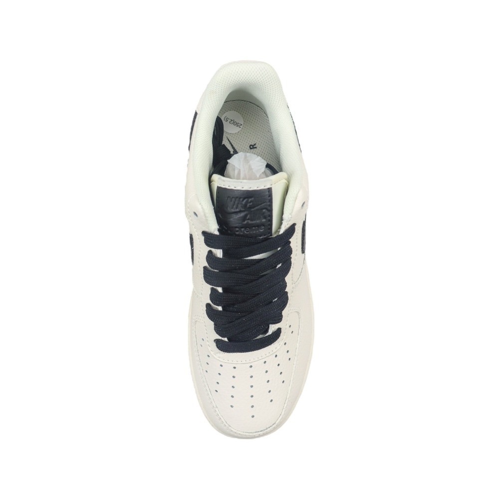 👟Nike AF1 X The North Face X Supreme 空軍1號三方聯名款 米白黑勾-細節圖9