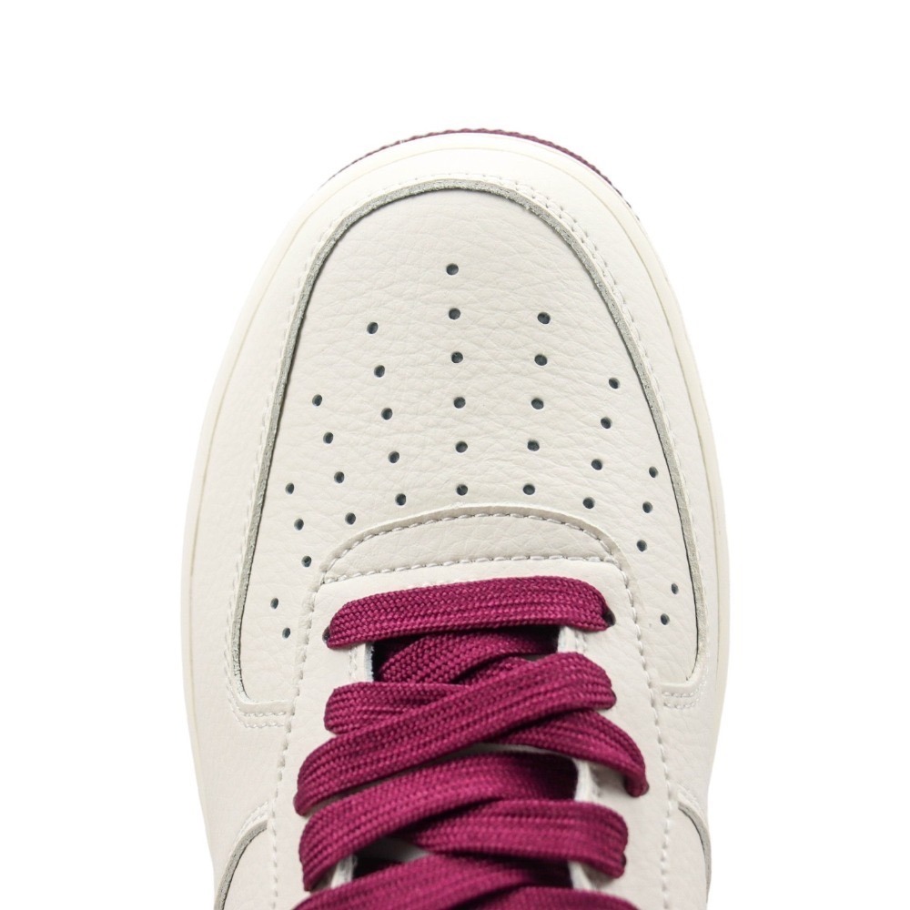 👟Nike AF1 X The North Face X Supreme 空軍1號三方聯名款 米白紅勾 男女-細節圖5