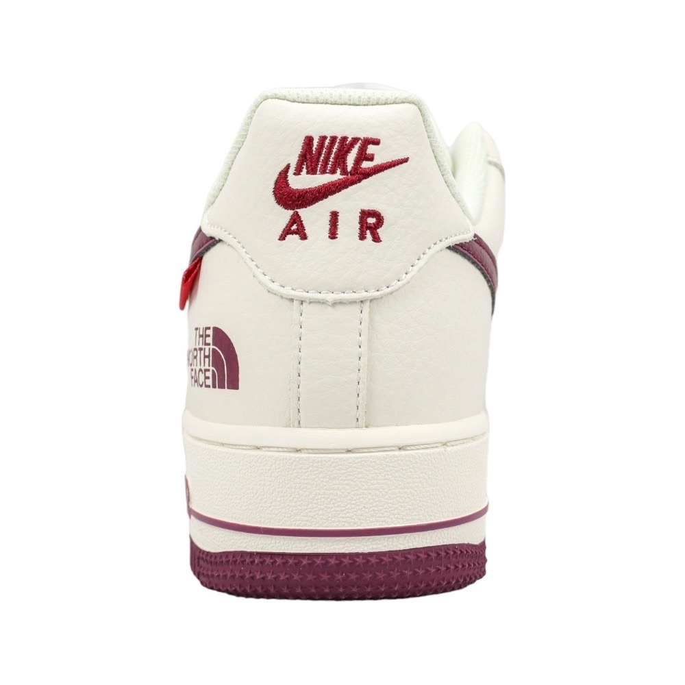 👟Nike AF1 X The North Face X Supreme 空軍1號三方聯名款 米白紅勾 男女-細節圖7