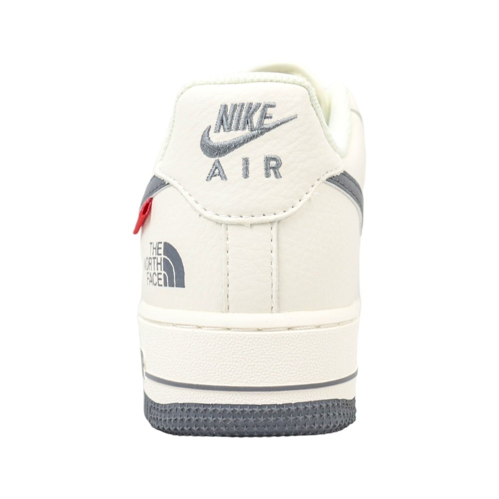 👟Nike AF1 X The North Face X Supreme 空軍1號三方聯名款 米白深灰勾-細節圖5