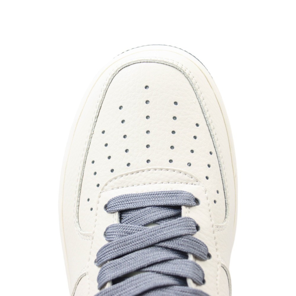 👟Nike AF1 X The North Face X Supreme 空軍1號三方聯名款 米白深灰勾-細節圖7