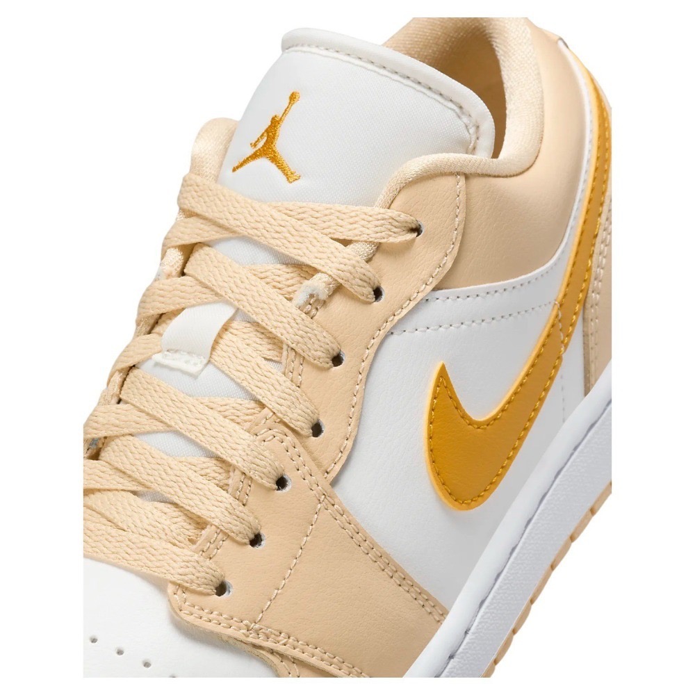 👟Air Jordan 1 Low 帆船白/淡香草色/黃白色/芒果色/淺橘色DC0774-170 女款鞋-細節圖10