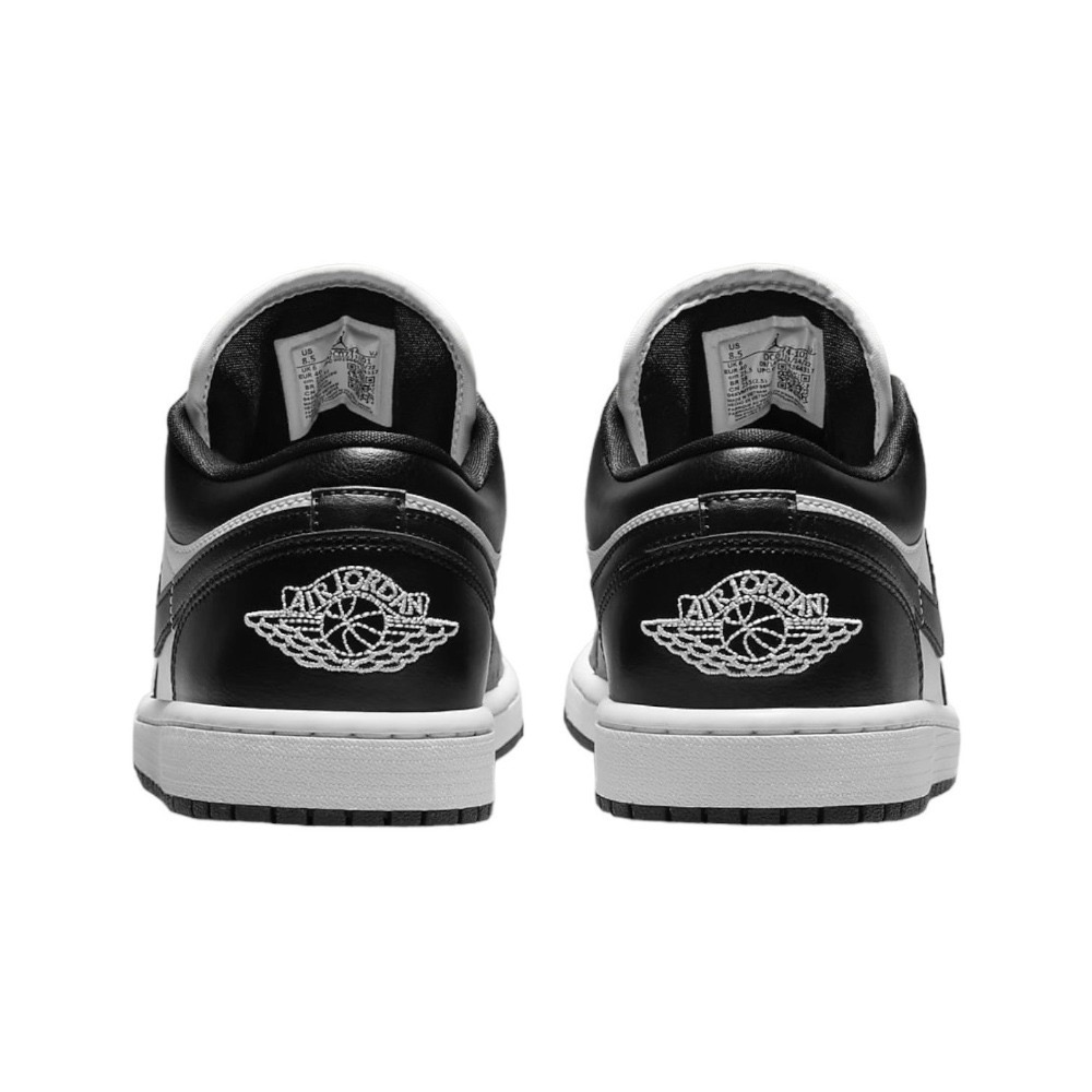 👟Air Jordan 1 Low 白黑色/黑白熊貓/黑邊白底DC0774-101 女款鞋-細節圖9
