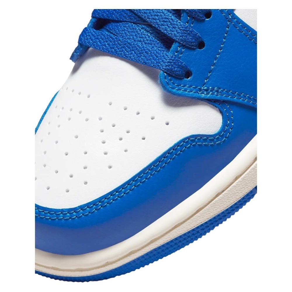 👟Air Jordan 1 Low 大學藍/帆船白/藍紅白/藍邊白底/紅勾 DC0774-416-細節圖10