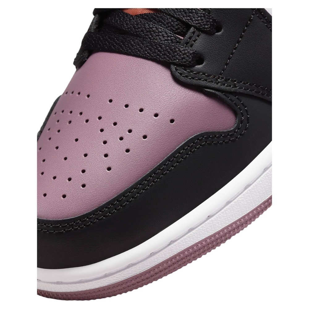 👟Air Jordan 1 Low SE 白色/天空橘/紫紅色/黑色白底FB9907-102 男款鞋-細節圖9