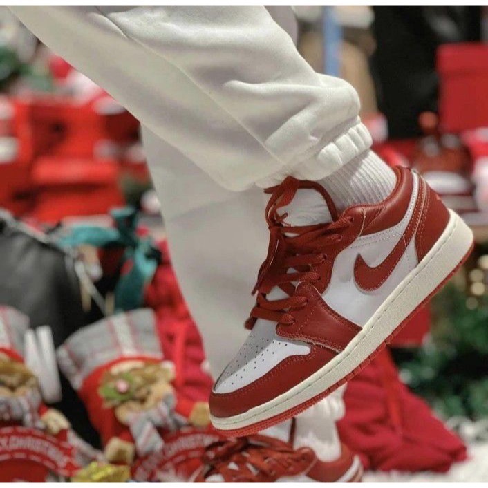 👟Air Jordan 1 Low SE 龍蝦紅/帆船白/沙丘紅/紅白色 FJ3459-160-細節圖2