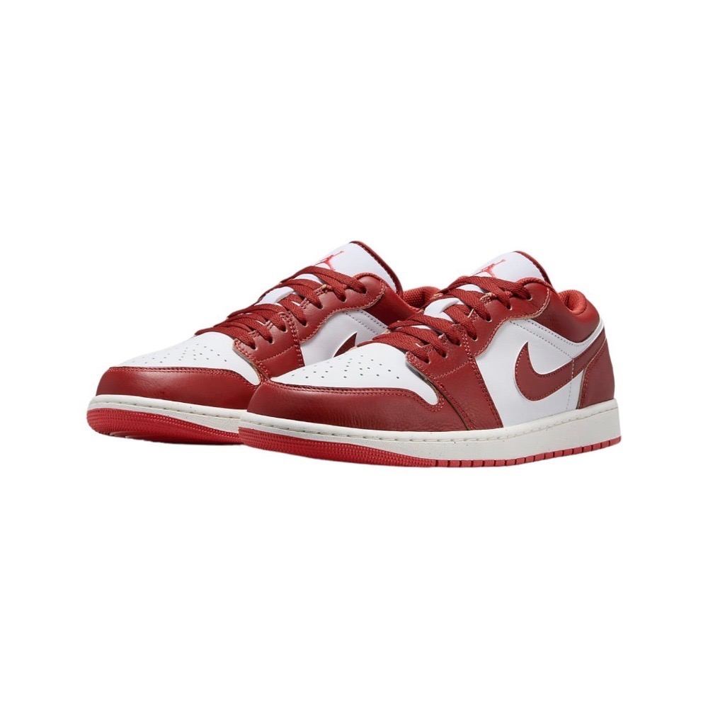 👟Air Jordan 1 Low SE 龍蝦紅/帆船白/沙丘紅/紅白色 FJ3459-160-細節圖5