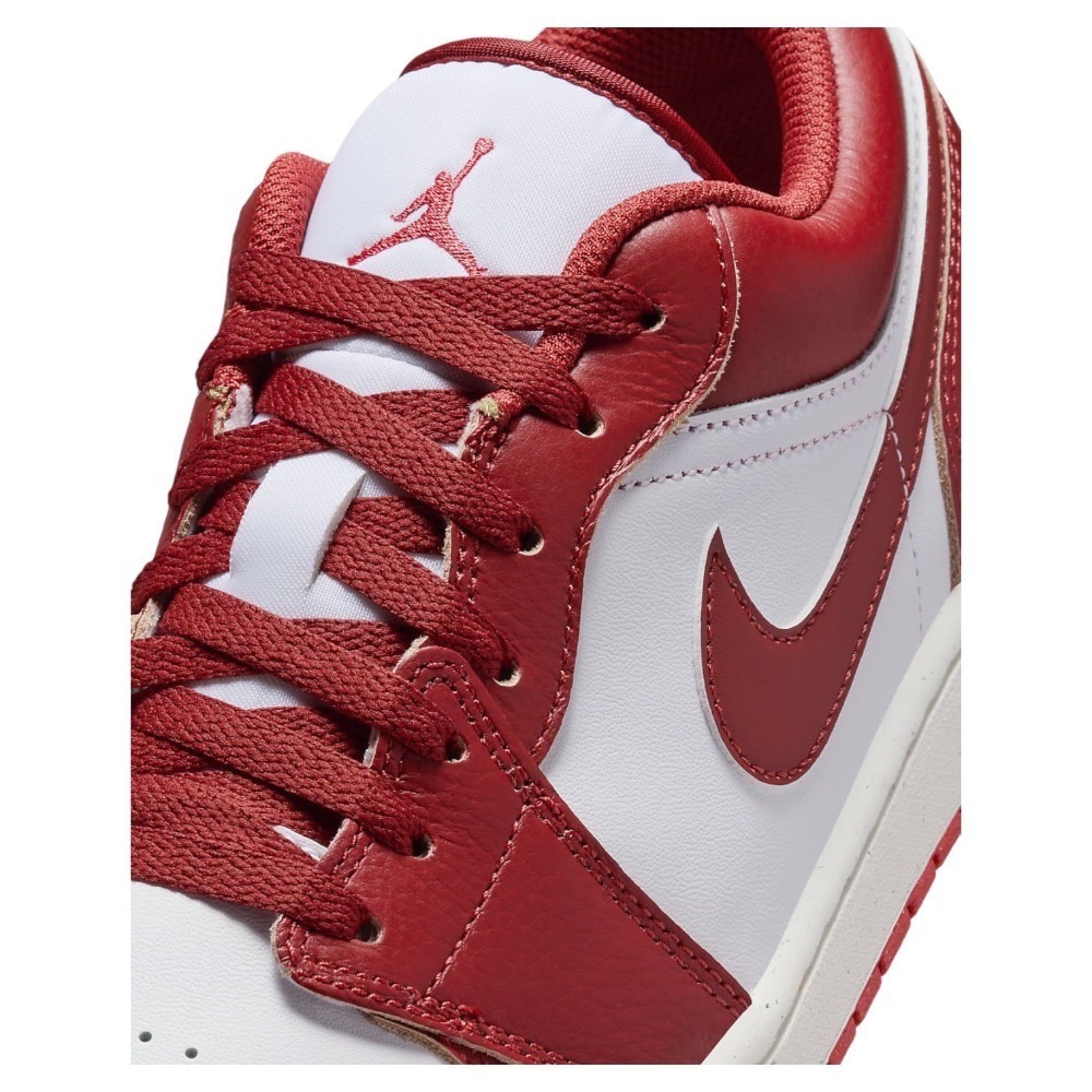 👟Air Jordan 1 Low SE 龍蝦紅/帆船白/沙丘紅/紅白色 FJ3459-160-細節圖10