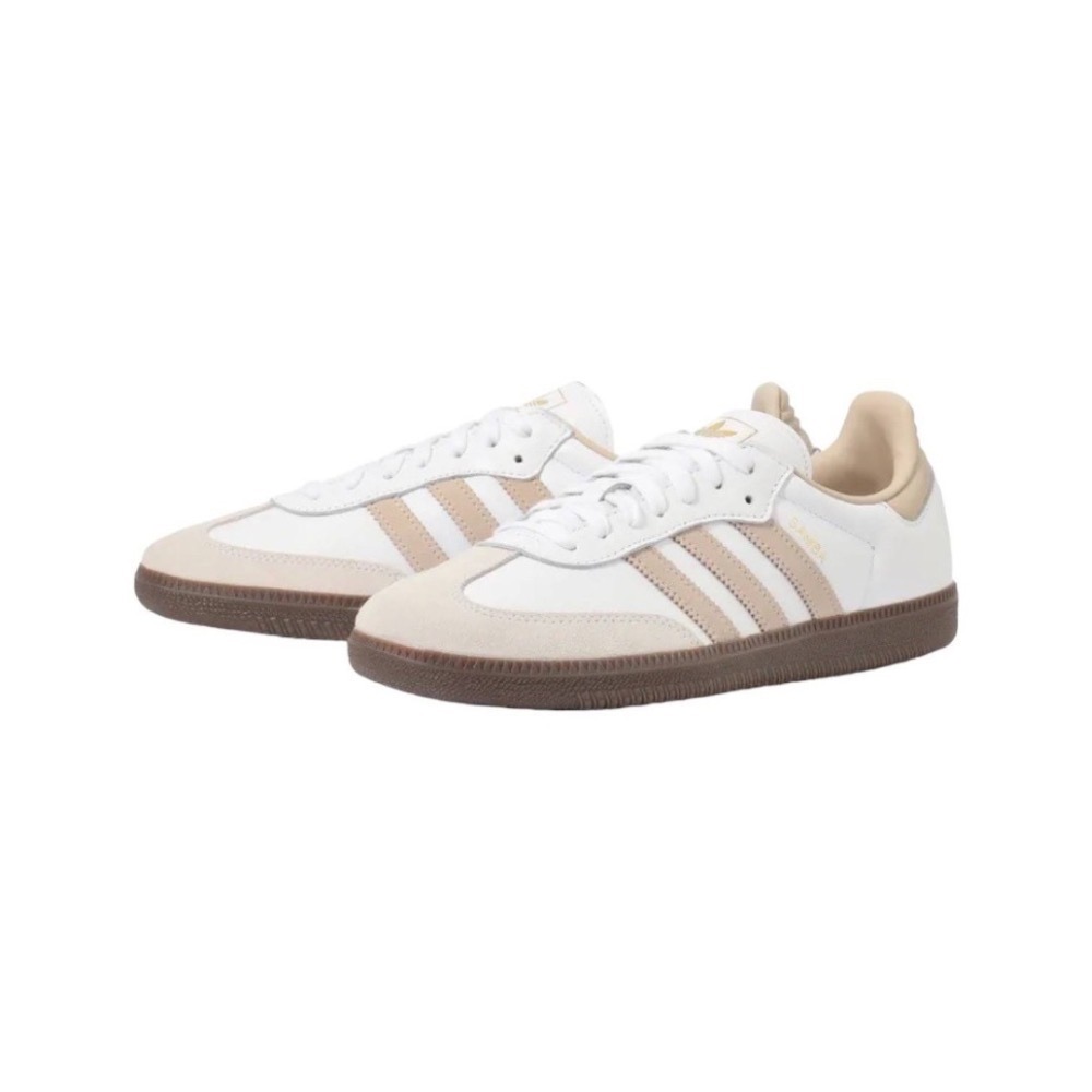 👟adidas Originals SAMBA OG 卡布奇諾/白奶茶/咖啡 /大地色/焦糖底/皮革/麂皮-細節圖7
