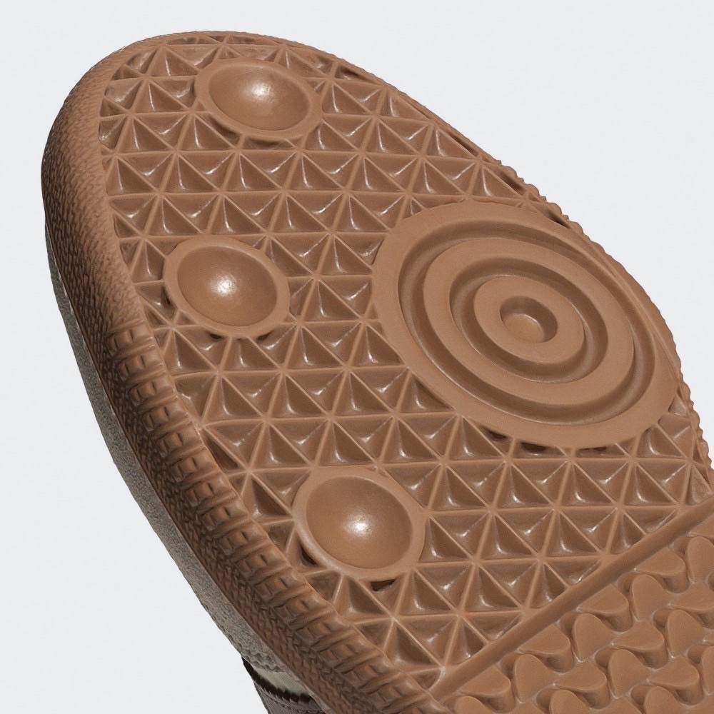 👟adidas SAMBA OG 米白棕/米白色/棕色/焦糖底 男女通用款鞋 運動休閒鞋-細節圖8