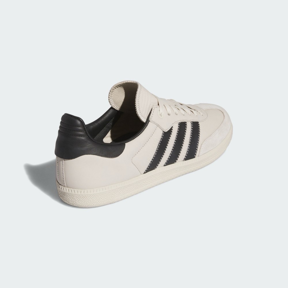 👟adidas * PHARRELL WILLIAMS 聯名款 HUMANRACE SAMBA 黑米白色/黑色/米白色-細節圖5