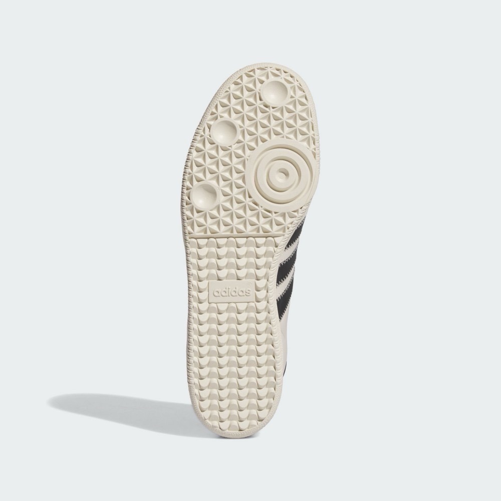 👟adidas * PHARRELL WILLIAMS 聯名款 HUMANRACE SAMBA 黑米白色/黑色/米白色-細節圖7