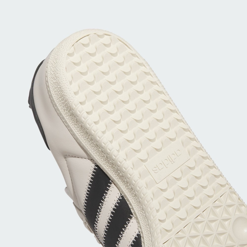 👟adidas * PHARRELL WILLIAMS 聯名款 HUMANRACE SAMBA 黑米白色/黑色/米白色-細節圖8