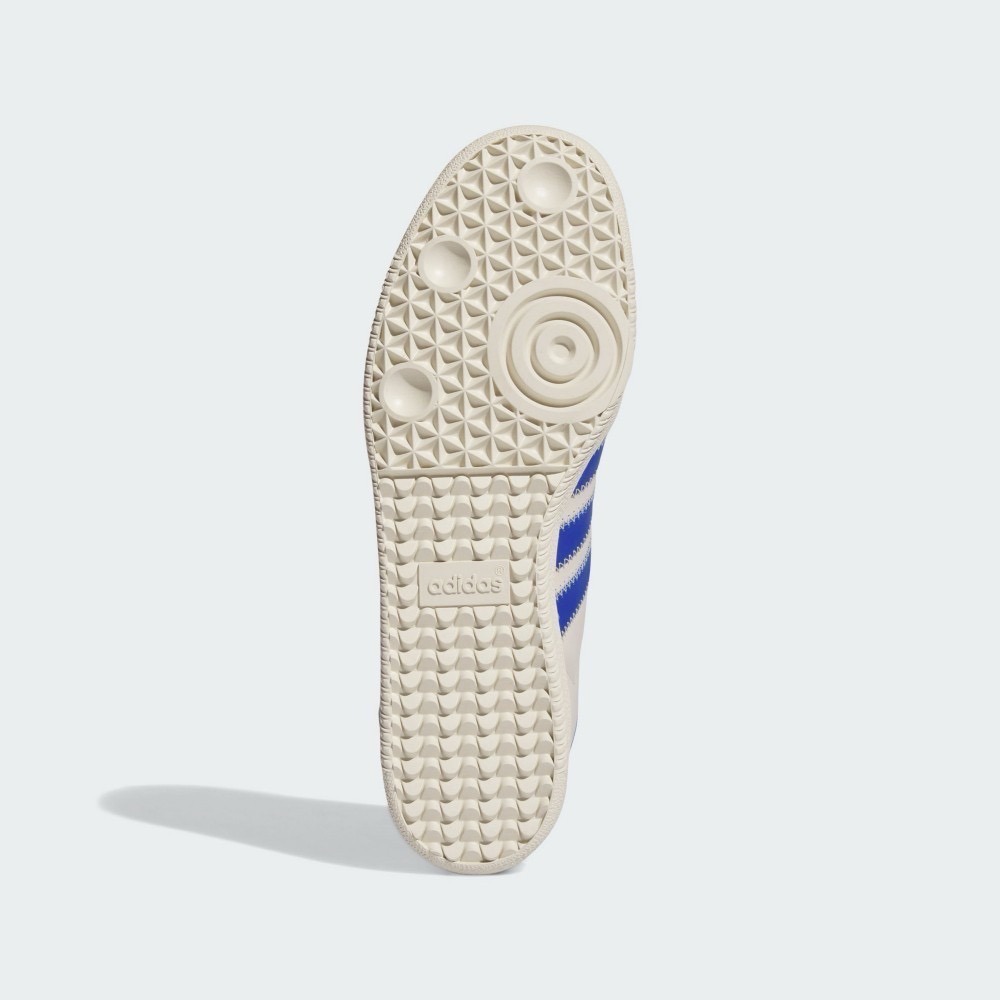 👟adidas * PHARRELL WILLIAMS 聯名款 HUMANRACE SAMBA 藍米白色/藍色/米白色-細節圖7