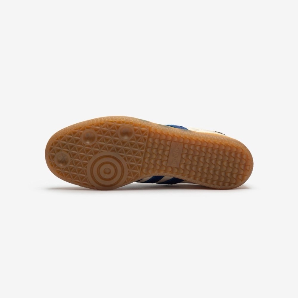 👟Adidas Originals x Wales Bonner Nylon Samba 聯名款 米藍色/焦糖底/皇家-細節圖6