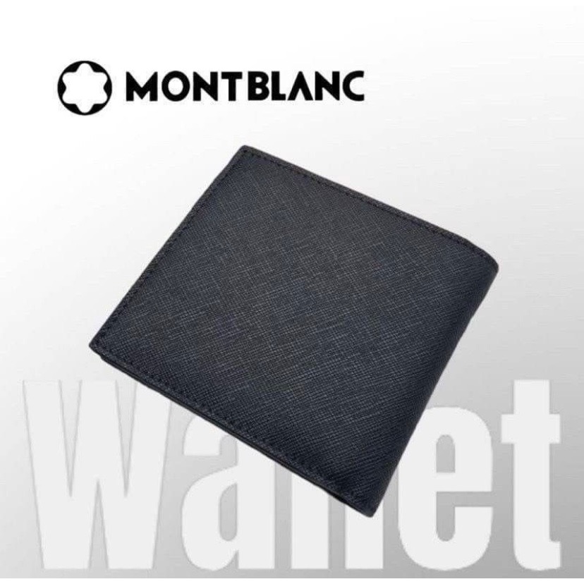 👜Montblanc 萬寶龍 Sartorial匠心系列 牛皮十字紋短夾-細節圖2