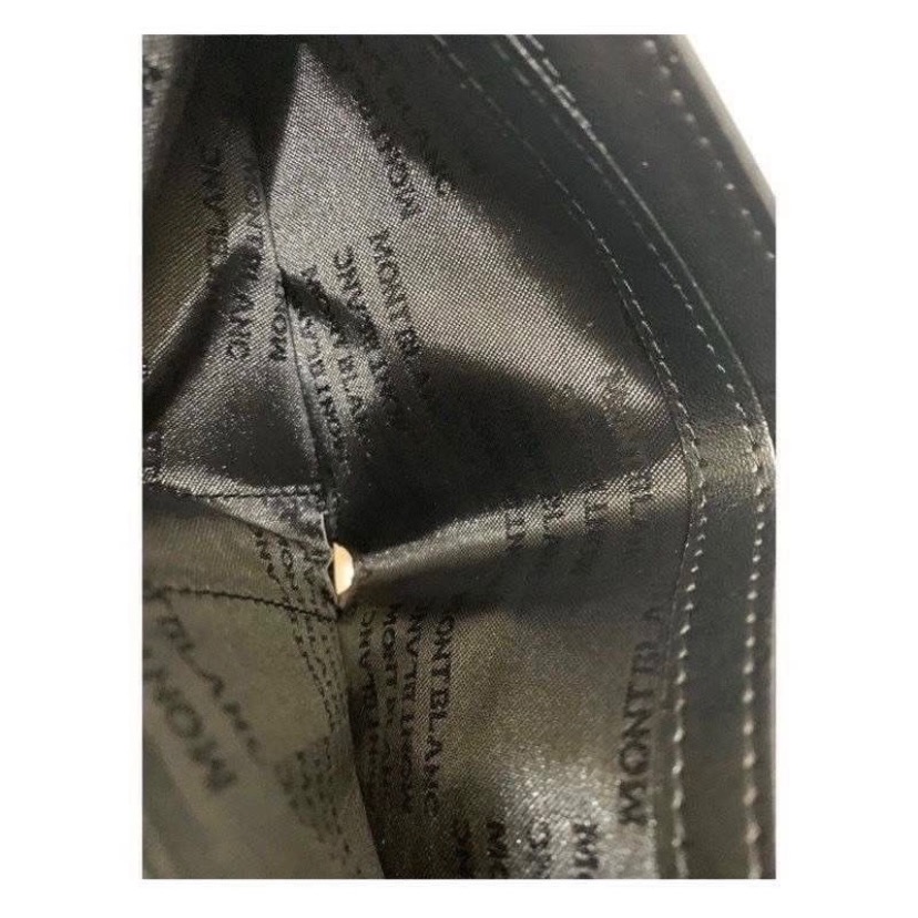 👜Montblanc 萬寶龍 Sartorial匠心系列 牛皮十字紋短夾-細節圖8