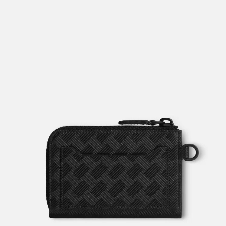 👜MONTBLANC萬寶龍 EXTREME 風尚系列 3.0 鑰匙收納包4卡式Black 黑色 防刮材質小錢包/小包/-細節圖2