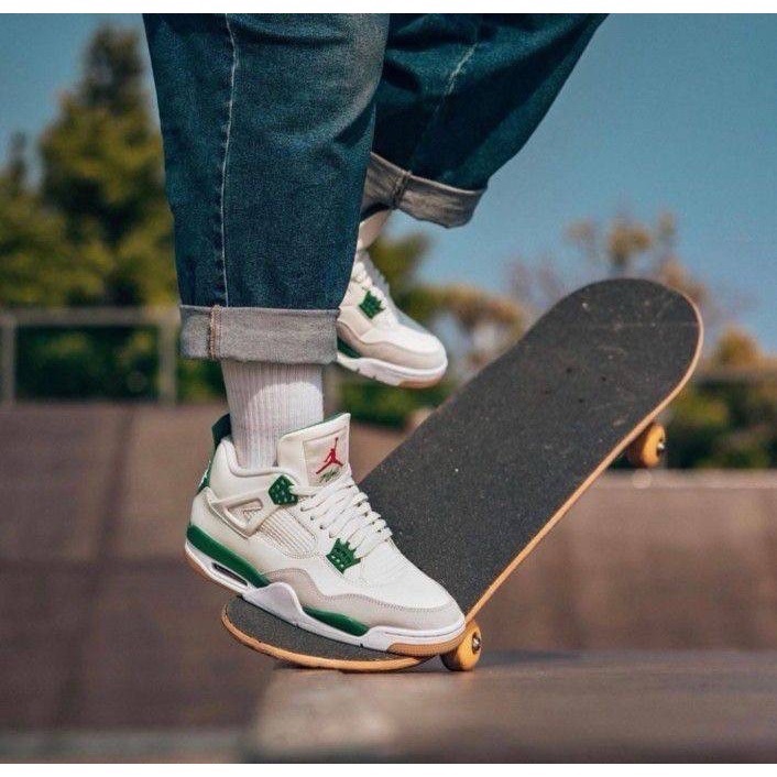 👟Nike SB x Air Jordan 4  “Pine Green” 松樹綠/白綠色 DR5415-103-細節圖2