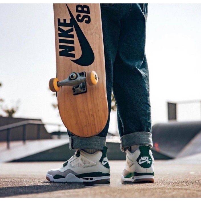 👟Nike SB x Air Jordan 4  “Pine Green” 松樹綠/白綠色 DR5415-103-細節圖3