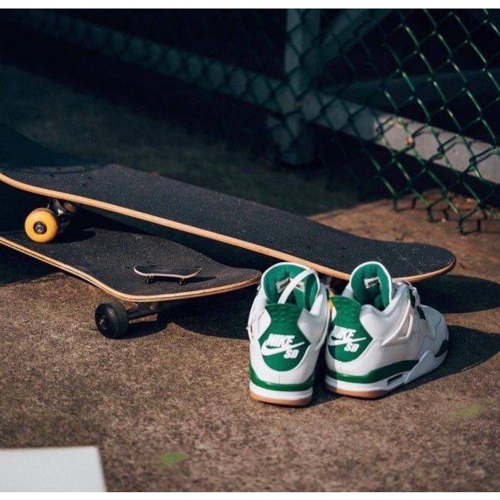 👟Nike SB x Air Jordan 4  “Pine Green” 松樹綠/白綠色 DR5415-103-細節圖5