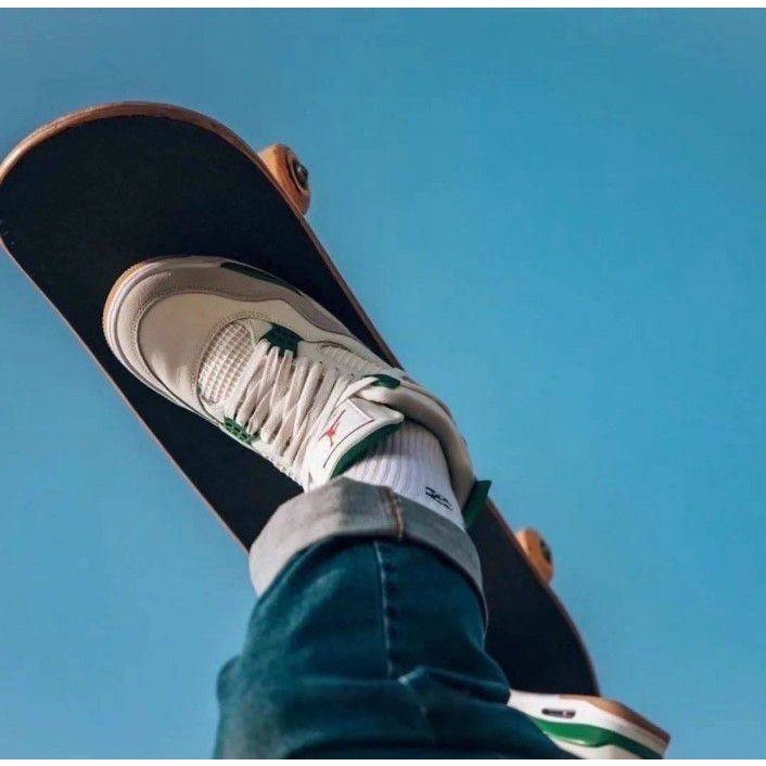 👟Nike SB x Air Jordan 4  “Pine Green” 松樹綠/白綠色 DR5415-103-細節圖6
