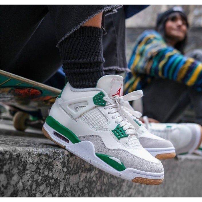 👟Nike SB x Air Jordan 4  “Pine Green” 松樹綠/白綠色 DR5415-103-細節圖7
