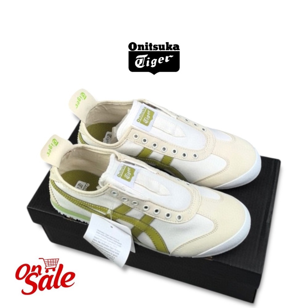 👟Onituska Tiger 鬼塚虎彈性無鞋帶一腳穿脫平底鞋/休閒鞋/帆布鞋｜Outlet｜清倉特賣｜過季出清-細節圖5