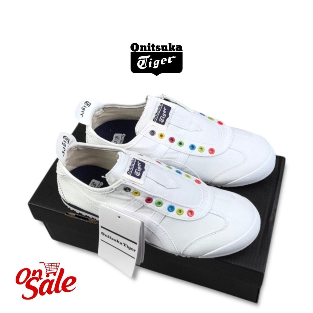 👟Onituska Tiger 鬼塚虎彈性無鞋帶一腳穿脫平底鞋/休閒鞋/帆布鞋｜Outlet｜清倉特賣｜過季出清-細節圖6