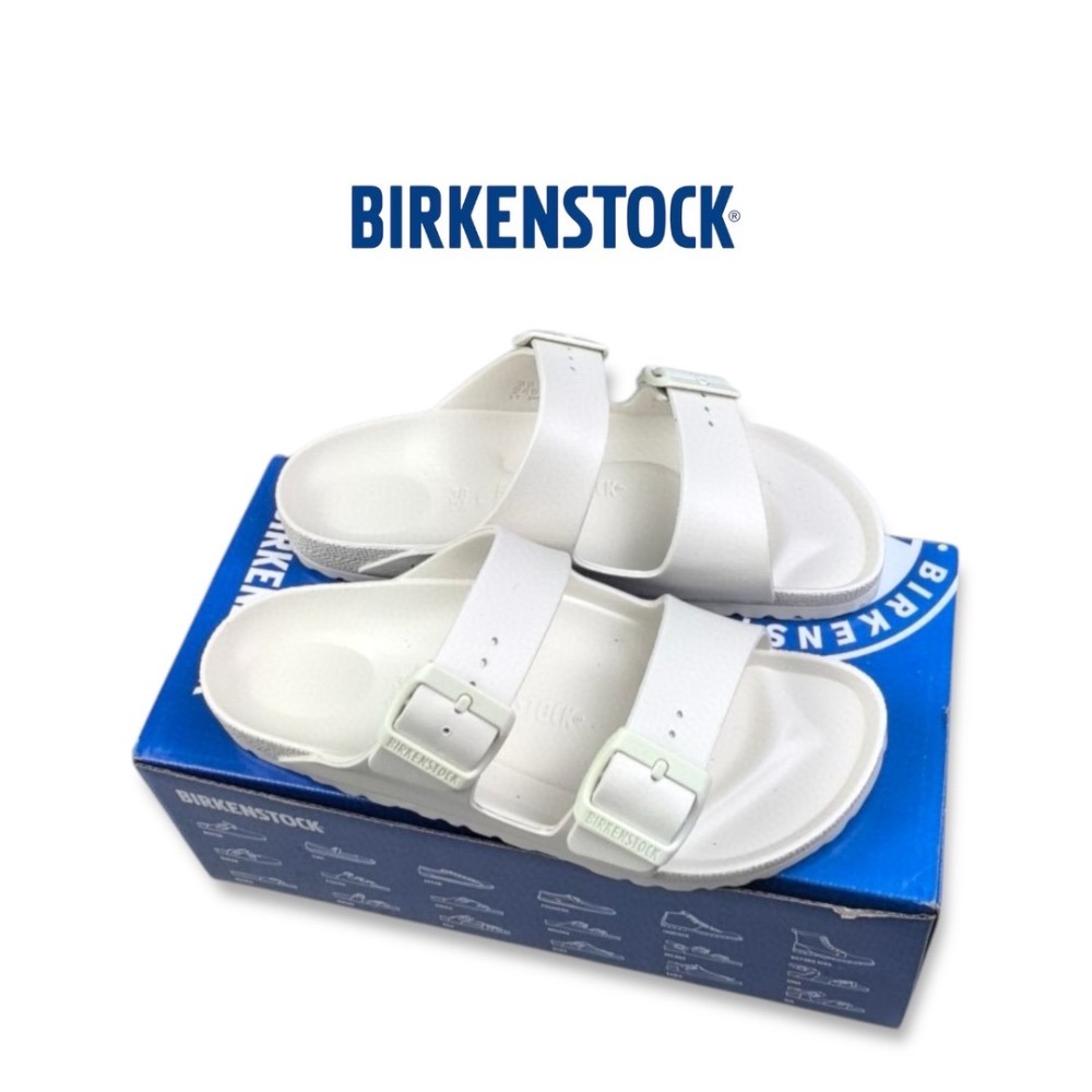 🩴BIRKENSTOCK 勃肯鞋 EVA外穿雙扣平底鞋｜防水｜防滑｜超輕｜沙灘鞋｜情侶款鞋｜涼鞋｜拖鞋-細節圖2