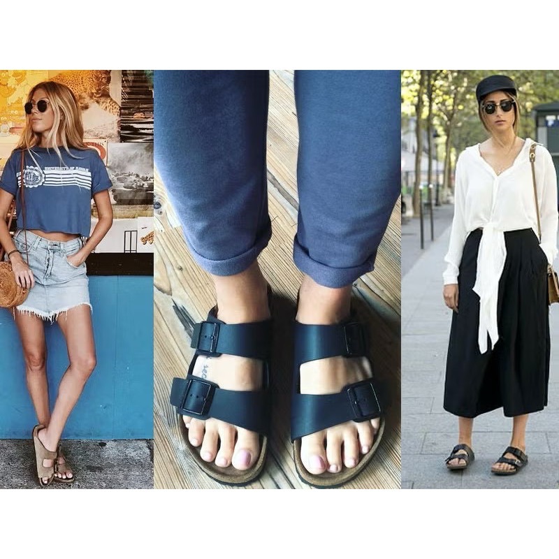 🩴BIRKENSTOCK 勃肯鞋 EVA外穿雙扣平底鞋｜防水｜防滑｜超輕｜沙灘鞋｜情侶款鞋｜涼鞋｜拖鞋-細節圖7