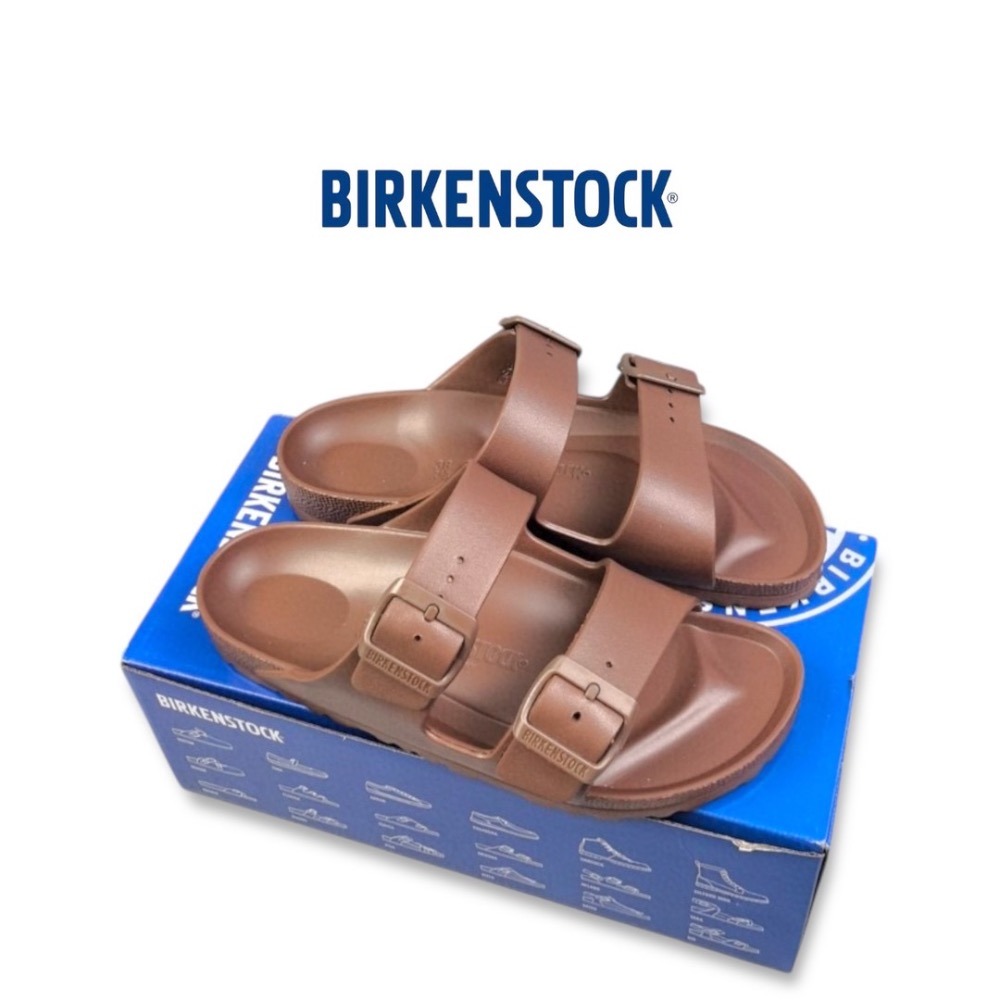 🩴BIRKENSTOCK 勃肯鞋 EVA外穿雙扣平底鞋｜防水｜防滑｜超輕｜沙灘鞋｜情侶款鞋｜涼鞋｜拖鞋-細節圖8