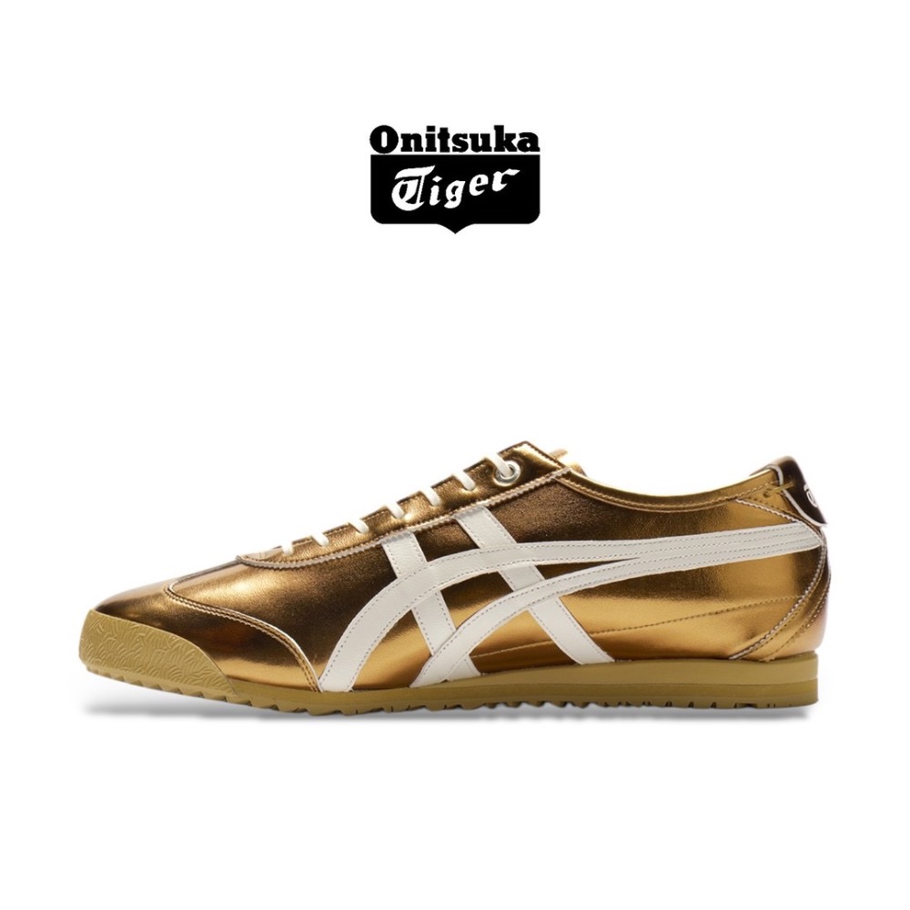 👟Onitsuka Tiger 鬼塚虎MEXICO 66™ SD金屬系列 亮面平底運動鞋｜墨西哥｜德訓鞋｜平底鞋-細節圖2