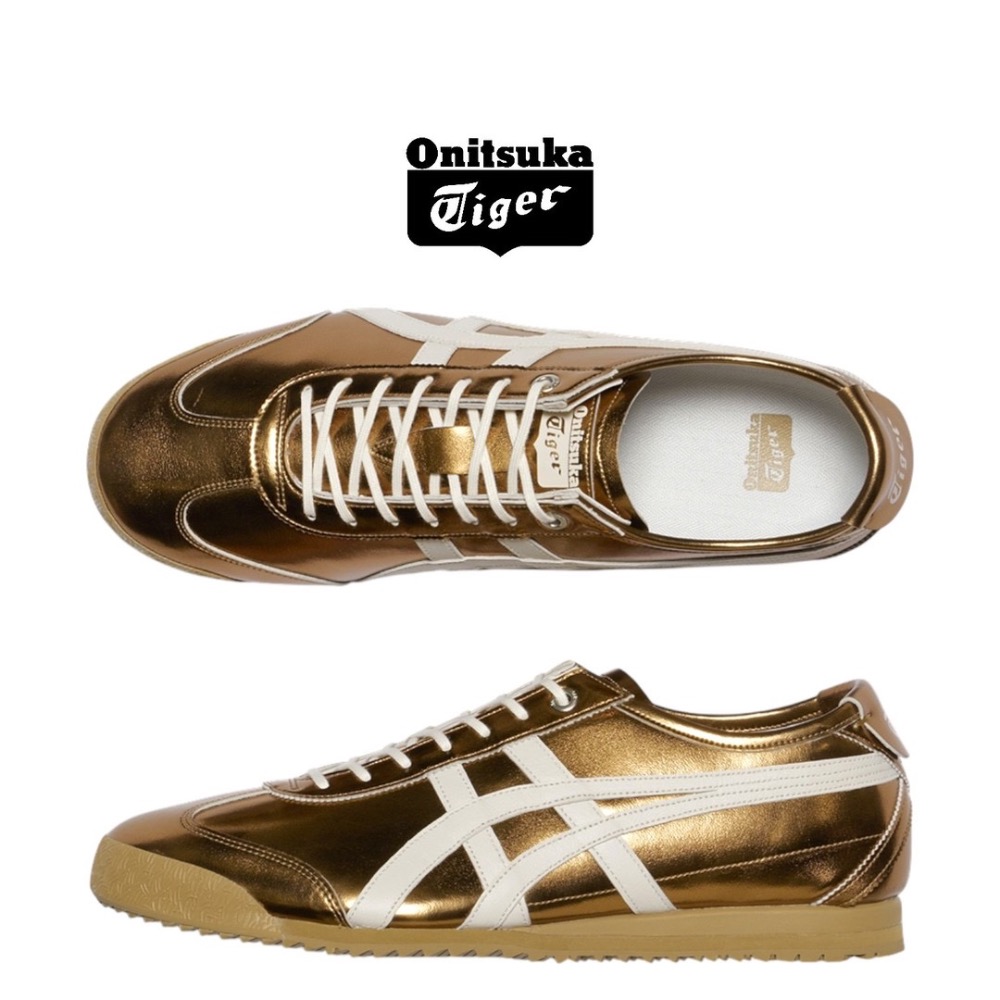 👟Onitsuka Tiger 鬼塚虎MEXICO 66™ SD金屬系列 亮面平底運動鞋｜墨西哥｜德訓鞋｜平底鞋-細節圖8