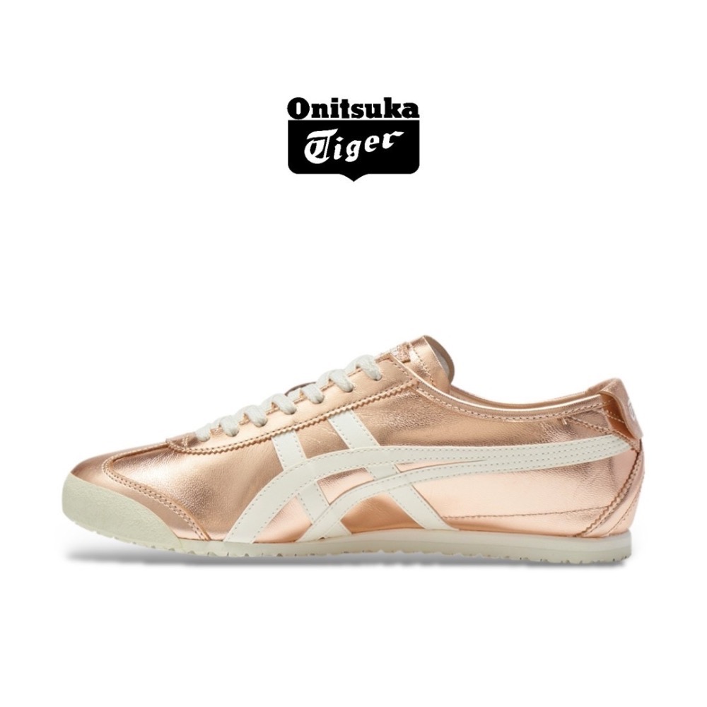👟Onitsuka Tiger 鬼塚虎MEXICO 66™ 金屬系列 亮面平底運動鞋｜墨西哥｜德訓鞋｜平底鞋｜休閒鞋-細節圖2