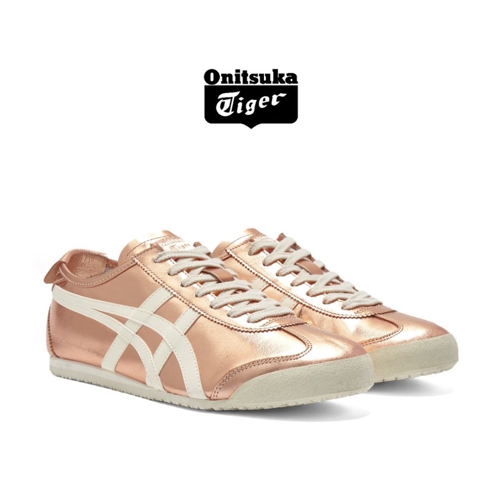 👟Onitsuka Tiger 鬼塚虎MEXICO 66™ 金屬系列 亮面平底運動鞋｜墨西哥｜德訓鞋｜平底鞋｜休閒鞋-細節圖3