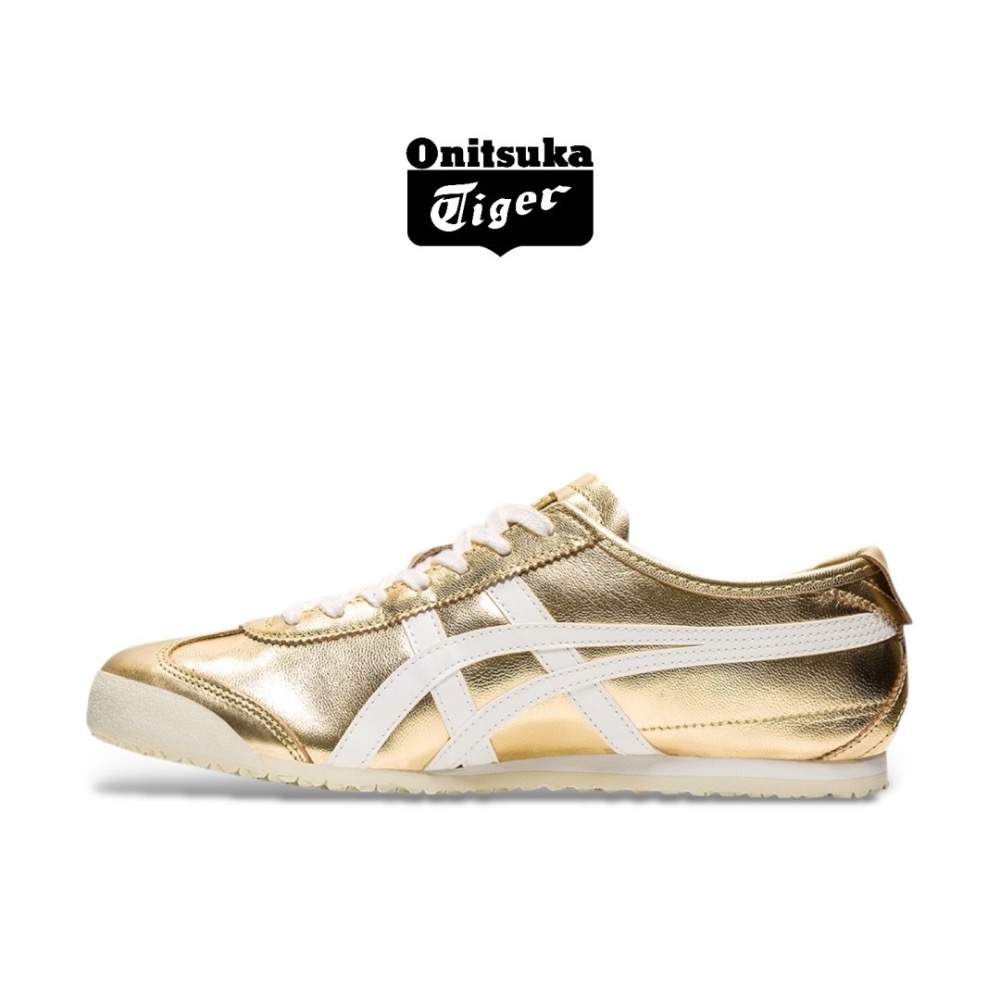 👟Onitsuka Tiger 鬼塚虎MEXICO 66™ 金屬系列 亮面平底運動鞋｜墨西哥｜德訓鞋｜平底鞋｜休閒鞋-細節圖2