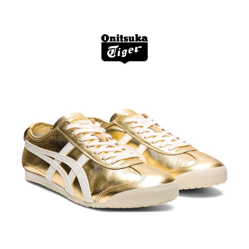 👟Onitsuka Tiger 鬼塚虎MEXICO 66™ 金屬系列 亮面平底運動鞋｜墨西哥｜德訓鞋｜平底鞋｜休閒鞋-細節圖3