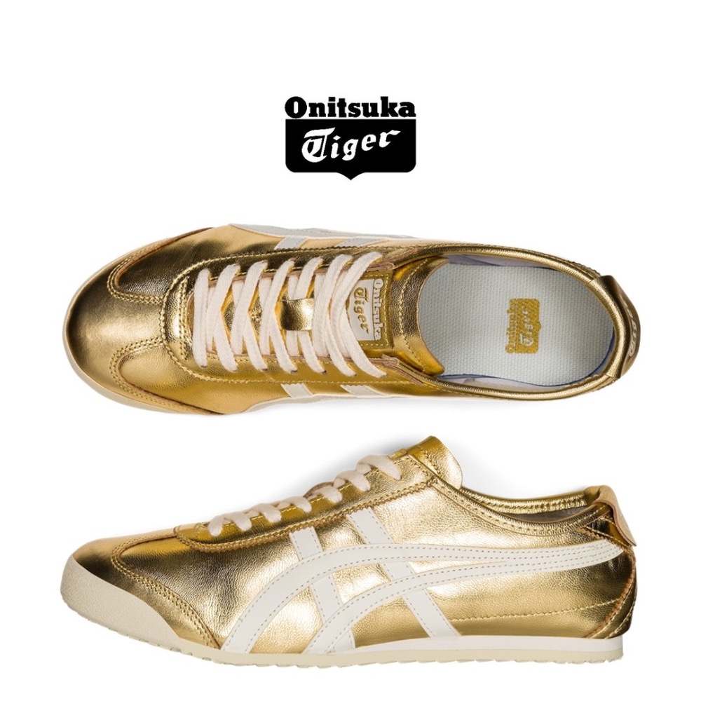 👟Onitsuka Tiger 鬼塚虎MEXICO 66™ 金屬系列 亮面平底運動鞋｜墨西哥｜德訓鞋｜平底鞋｜休閒鞋-細節圖8