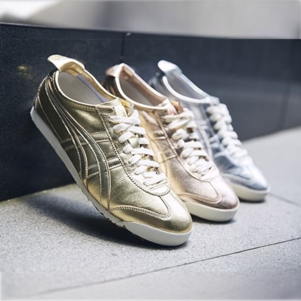 👟Onitsuka Tiger 鬼塚虎MEXICO 66™ 金屬系列 亮面平底運動鞋｜墨西哥｜德訓鞋｜平底鞋｜休閒鞋-細節圖10