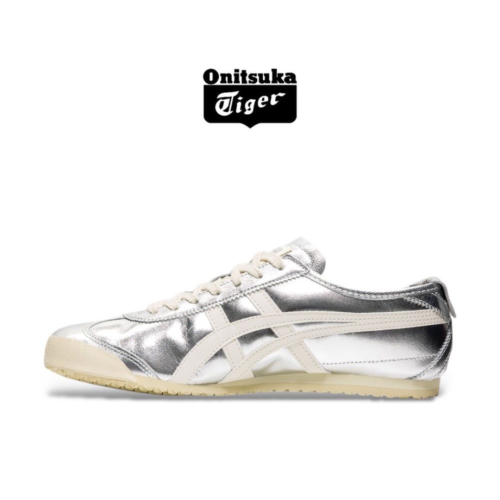 👟Onitsuka Tiger 鬼塚虎MEXICO 66™ 金屬系列 亮面平底運動鞋｜墨西哥｜德訓鞋｜平底鞋｜休閒鞋-細節圖2