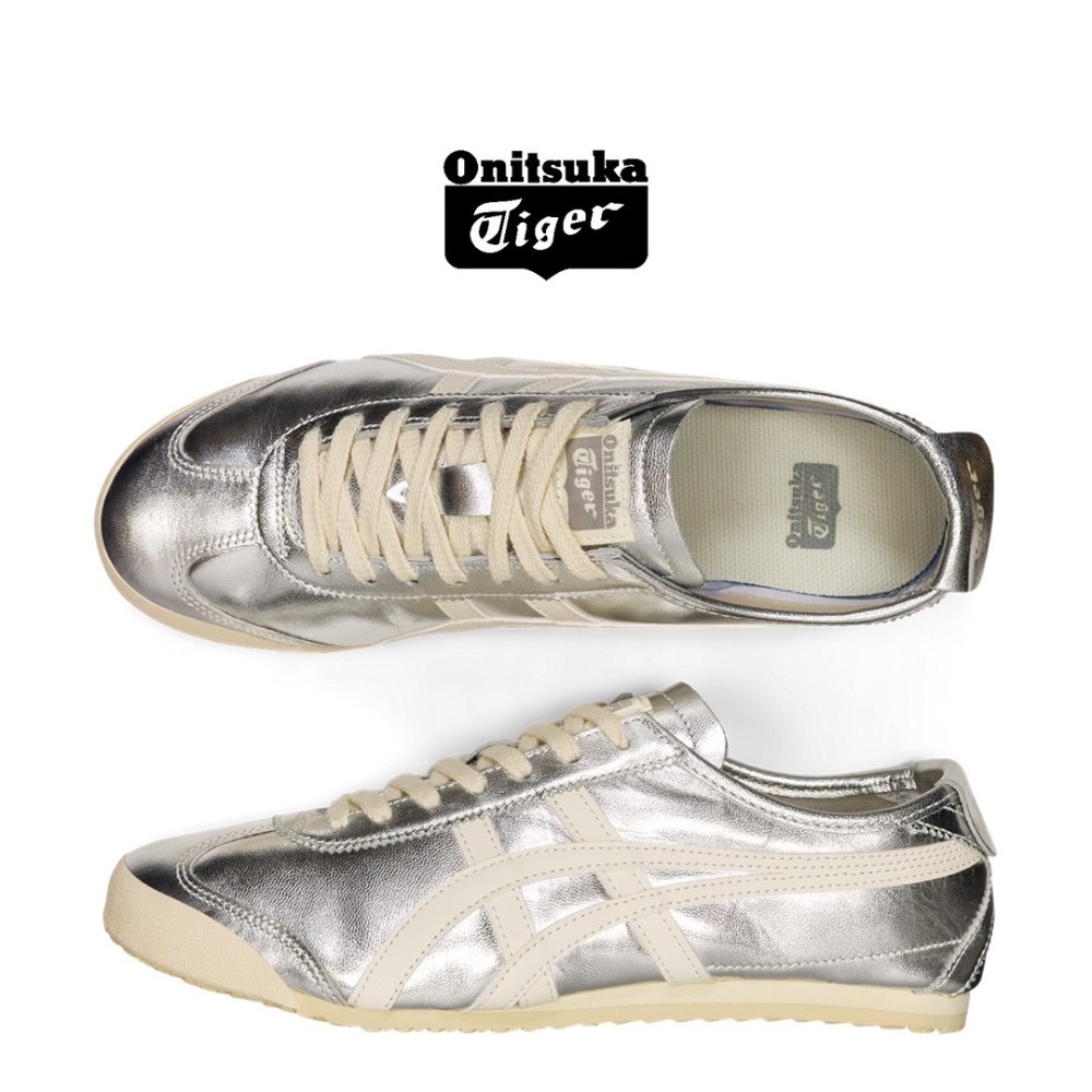 👟Onitsuka Tiger 鬼塚虎MEXICO 66™ 金屬系列 亮面平底運動鞋｜墨西哥｜德訓鞋｜平底鞋｜休閒鞋-細節圖7