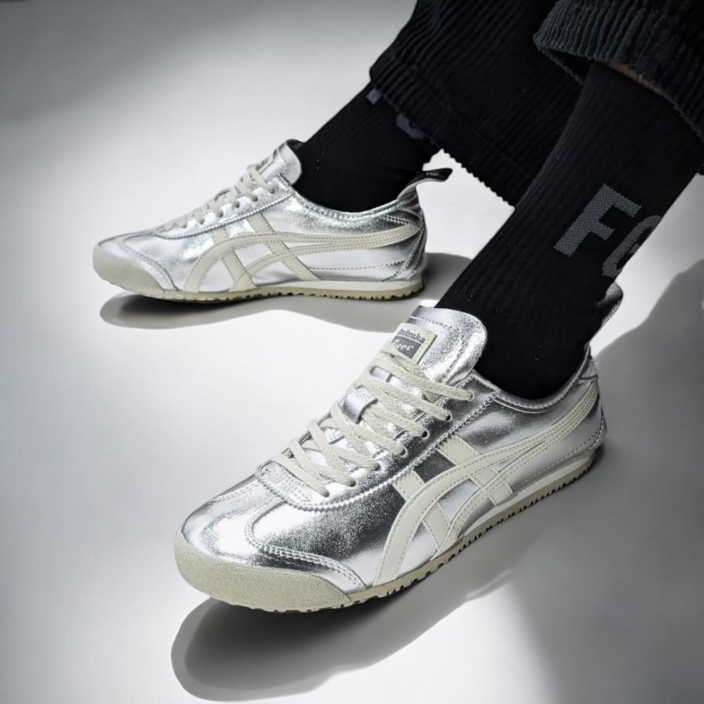 👟Onitsuka Tiger 鬼塚虎MEXICO 66™ 金屬系列 亮面平底運動鞋｜墨西哥｜德訓鞋｜平底鞋｜休閒鞋-細節圖10