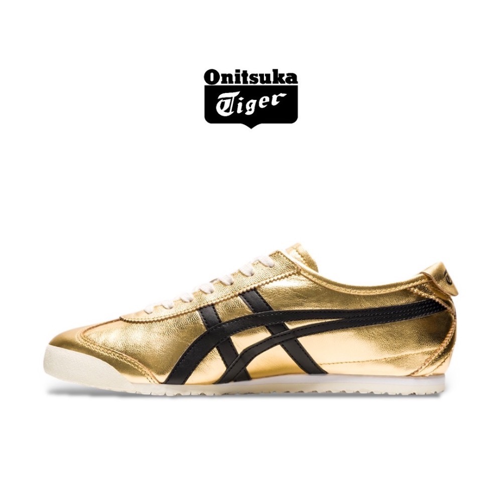 👟Onitsuka Tiger 鬼塚虎MEXICO 66™ 金屬系列 亮面平底運動鞋｜墨西哥｜德訓鞋｜平底鞋｜休閒鞋-細節圖2