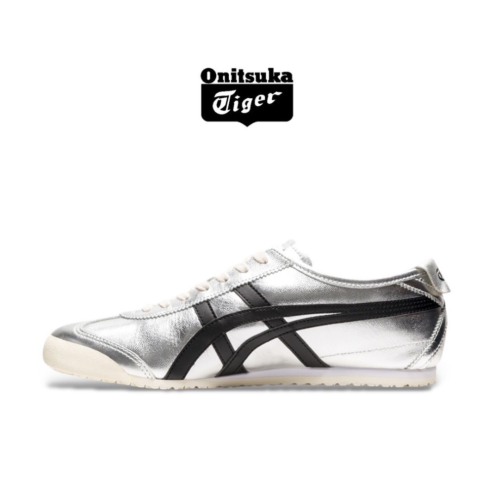 👟Onitsuka Tiger 鬼塚虎MEXICO 66™ 金屬系列 亮面平底運動鞋｜墨西哥｜德訓鞋｜平底鞋｜休閒鞋-細節圖2